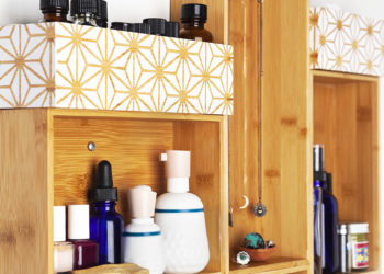 how to create a bookcase with old drawers that no longer work