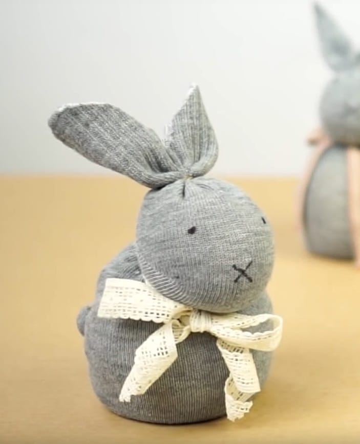 How to make a rabbit with a sock