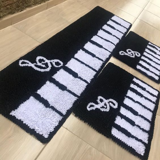 Cool carpet for music lovers