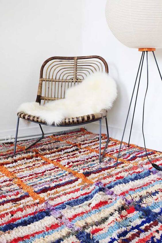 Frufru colored rug for living room