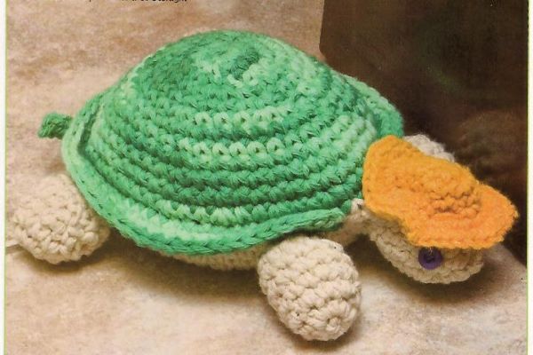 turtle crochet door weight