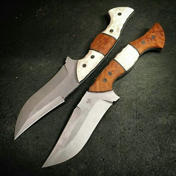types of knives - knife with simple wooden handle