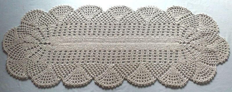 Crochet rug for kitchen - simple crochet rug