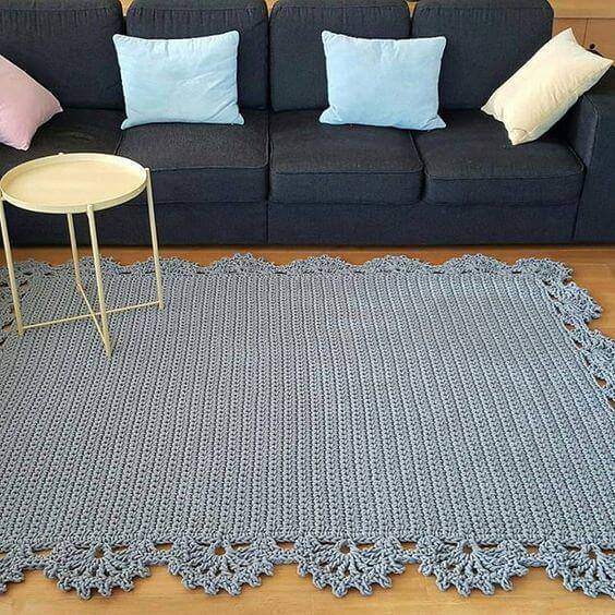 crochet nozzle for square string rug