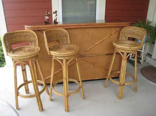 Bamboo crafts can serve as a raw material for making chairs