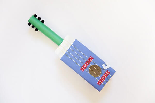 Instrument created from a milk carton