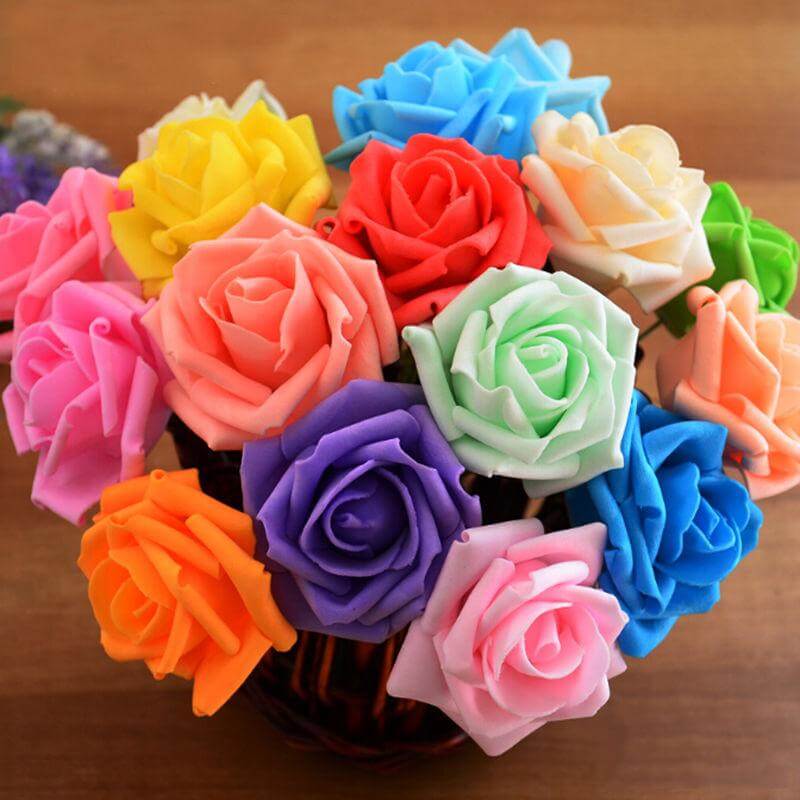 The colorful EVA flower bouquet has its charm
