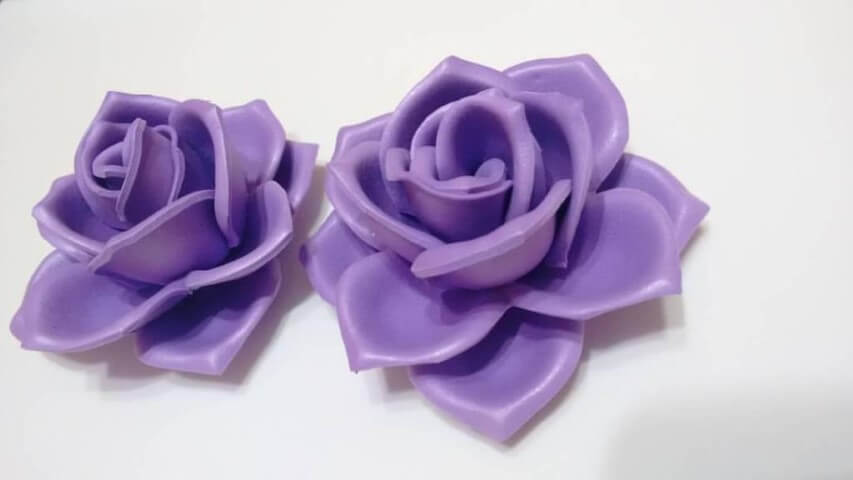 Purple EVA flowers