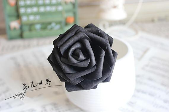 Invest in EVA flowers in black tone