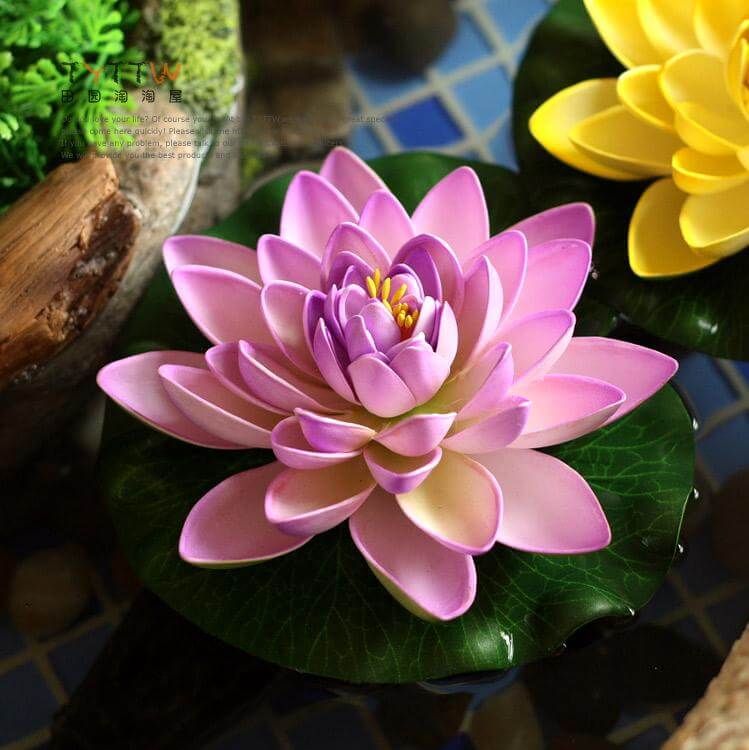 EVA flowers can be realistic, like this Lotus Flower, or simpler