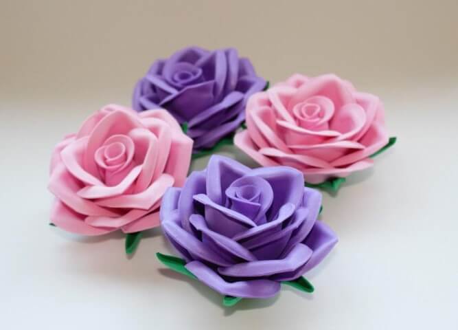 EVA flower models with rose shape