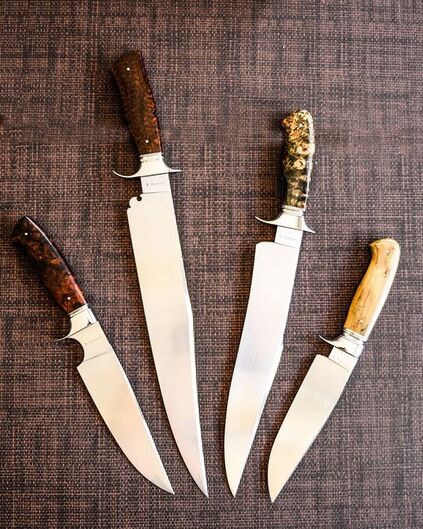 types of knives - long knives