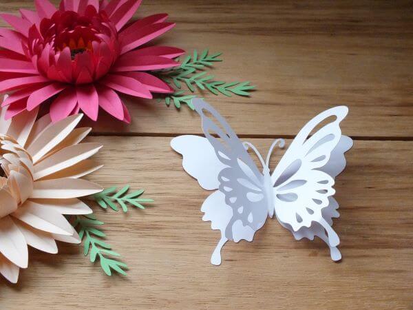 How to make 3D paper butterfly