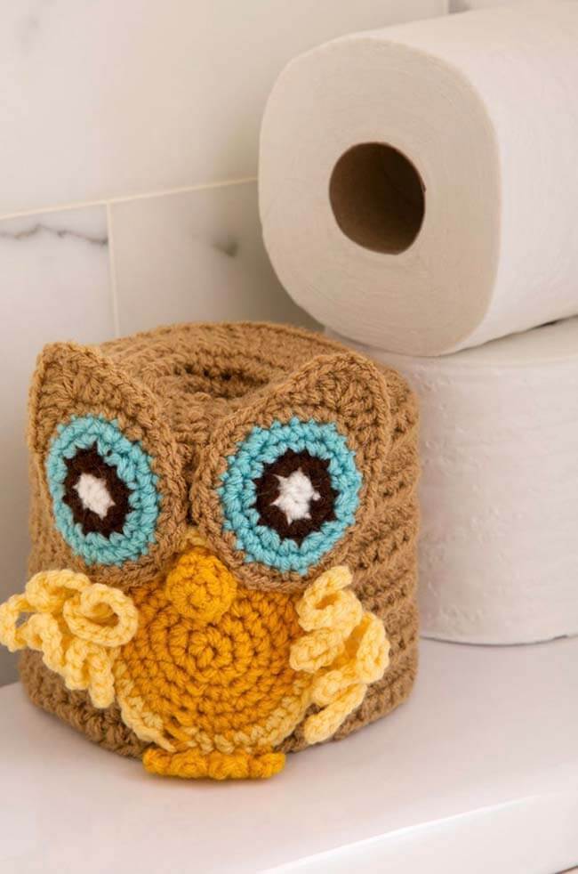 owl toilet paper holder