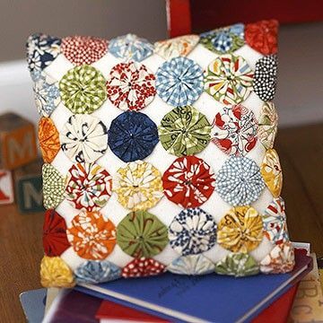 How to make colorful and printed fabric yo - y with patchwork