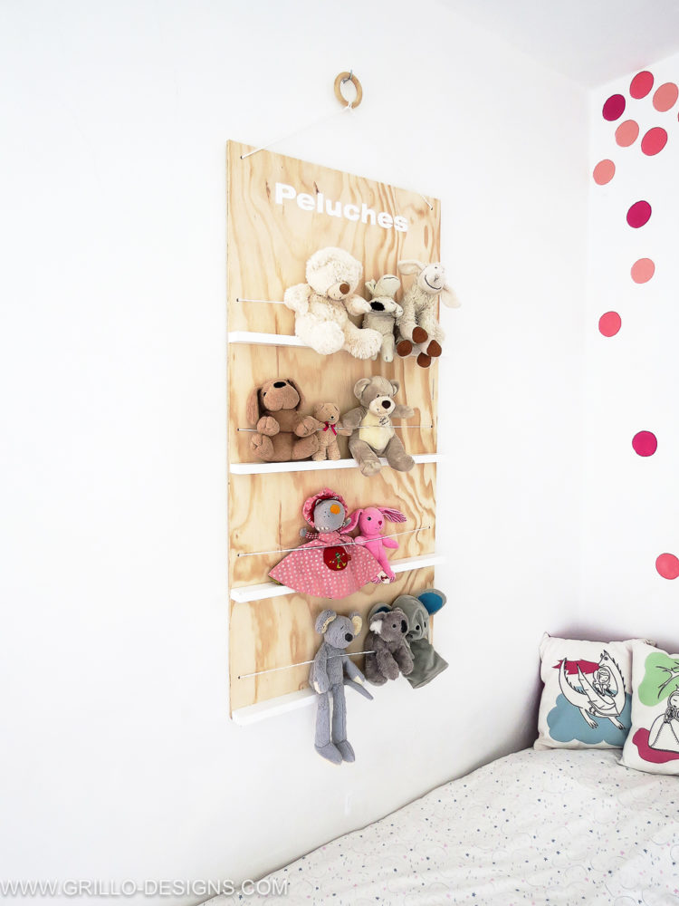 DIY Storage for soft toys very original and easy to make