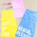 DIY Towel personalized with your message