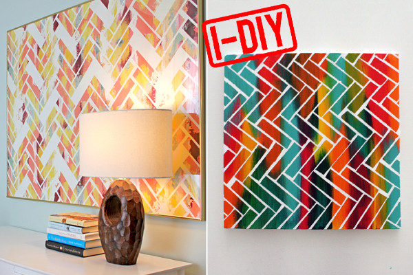 DIY artist's painting easy to make yourself DIY artist's painting easy to make yourself