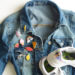 DIY Customize a jeans patch style jacket