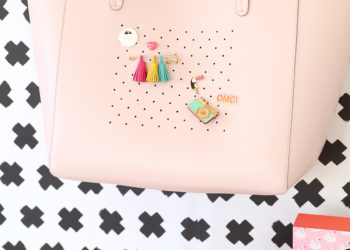 DIY Customize a leather handbag very easily and with class