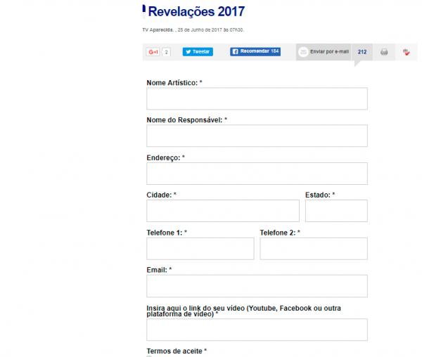 How to participate in the Terra da Padroeira program - How to sign up for Revelations - Terra da Padroeira