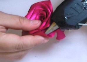 How to make satin flower - Step 6