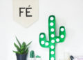 DIY Cactus lamp that will bring you greenery