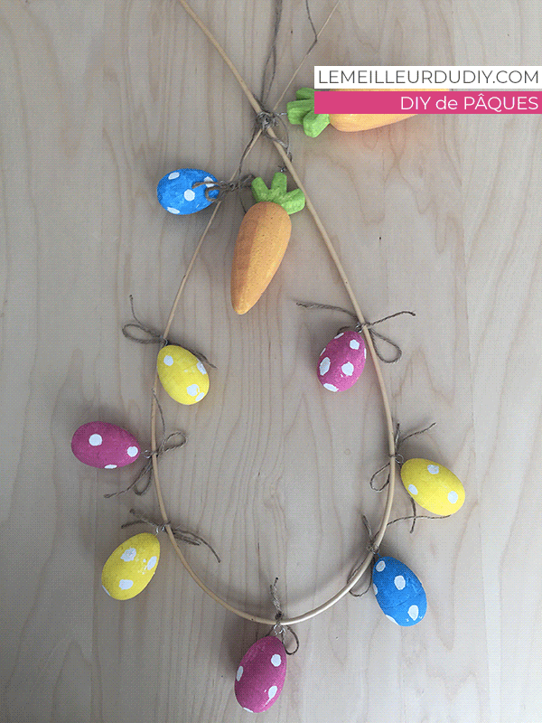 DIY Easter wreath