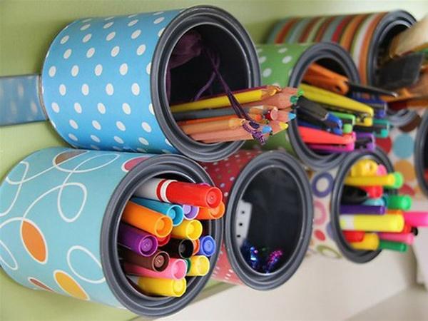 How to decorate with aluminum cans - Step 2