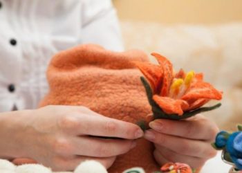 Handicraft with felt