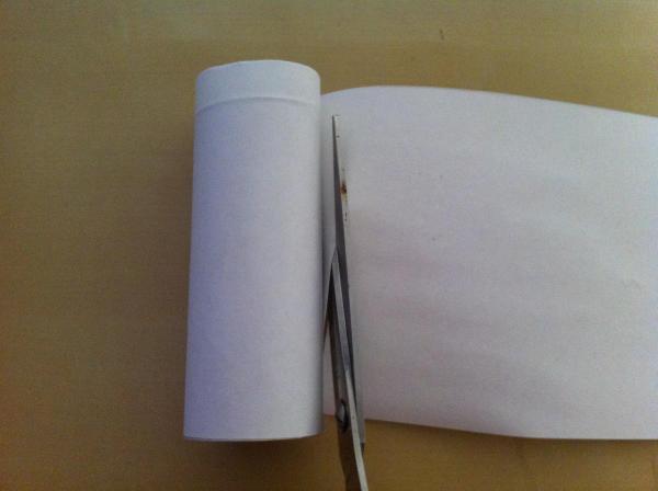 How to make a mushroom with a toilet paper roll - Step 3