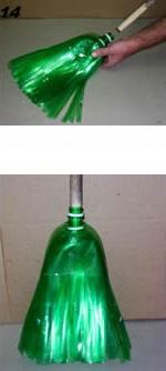 How to make a broom with pet bottle - Step 6
