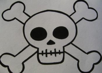 How to draw a skull – 9 steps