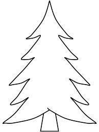 Christmas trees to color - Christmas tree to color simple