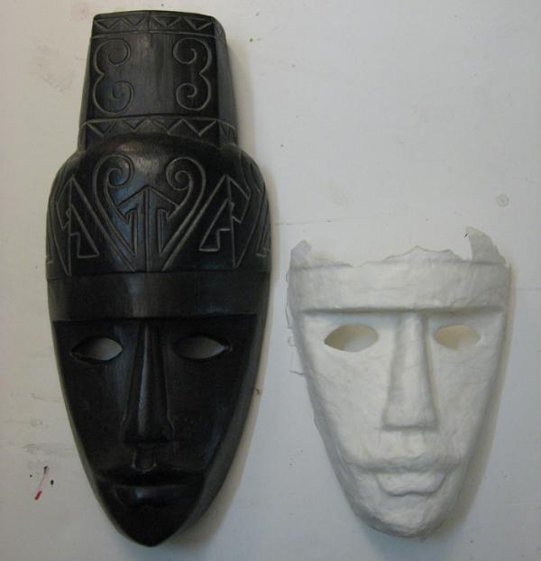 How to make African masks - Step 5