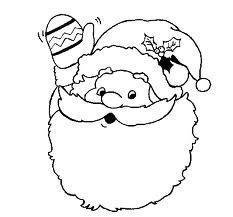 Santa's face to color - Step 3