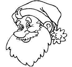 Santa's face to color - Step 2