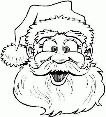 Santa's face to color - Step 4