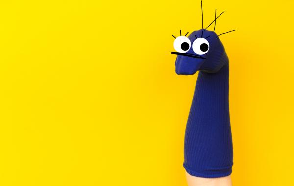How to make a sock puppet - Step 7