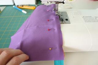 How to make a fabric necessaire - Step 2
