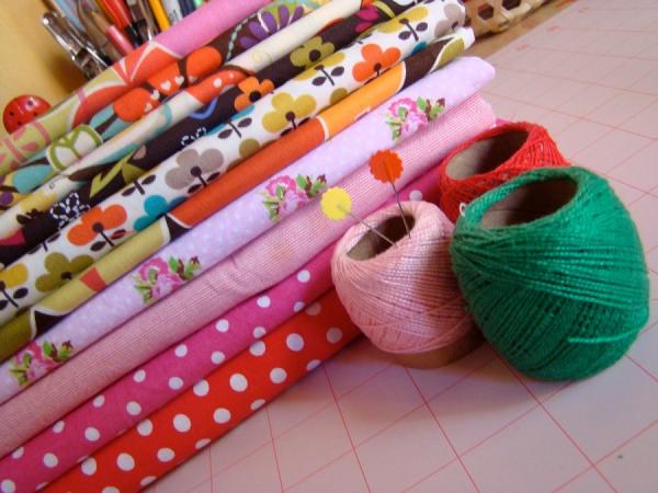 How to make a fabric necessaire - Step 1