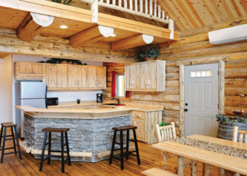 Is it hard to heat a log cabin?