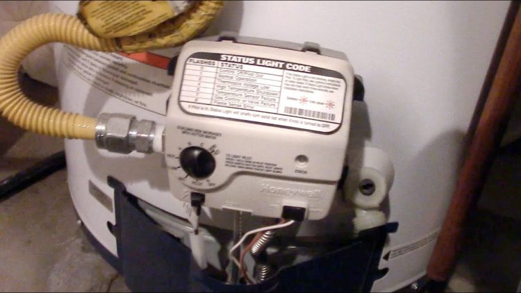 gas water heater with electric pilot