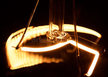 sodium bulb turns on and off