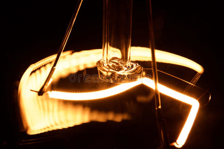 sodium bulb turns on and off