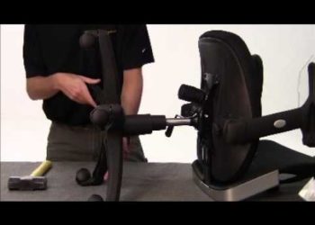 How do you replace a gas lift on a chair?