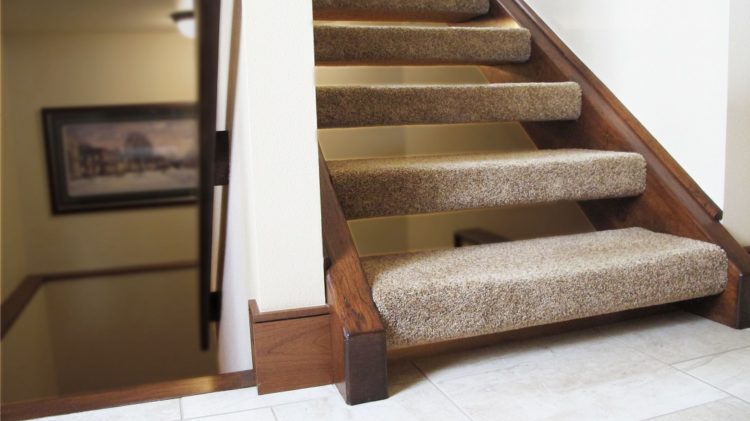 open stairs carpet