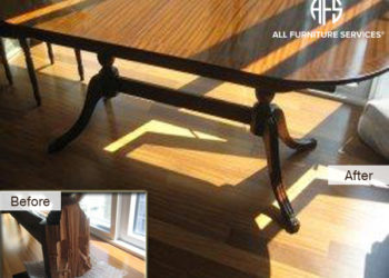 pedestal dining table repair