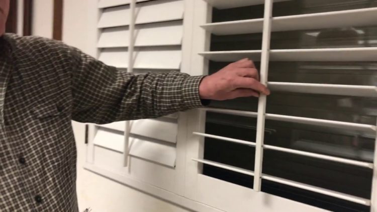 how to fix loose plantation shutters