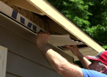 Can you install vinyl soffit over wood soffit?